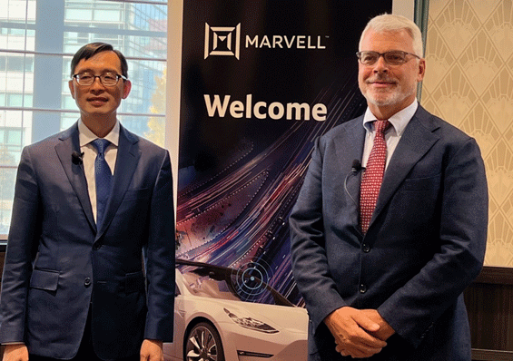 Will Chu, SVP,Marvell Technology, Mike Buttrick, VP, Marvell Japan