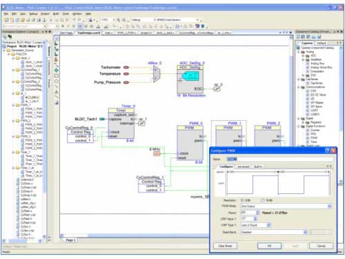 PSoC CreatorΥޥƥå΁C