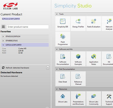 3եʲC򸫤ʤ饫ޥ߼ǤSimplicity StudioZSilicon Labs